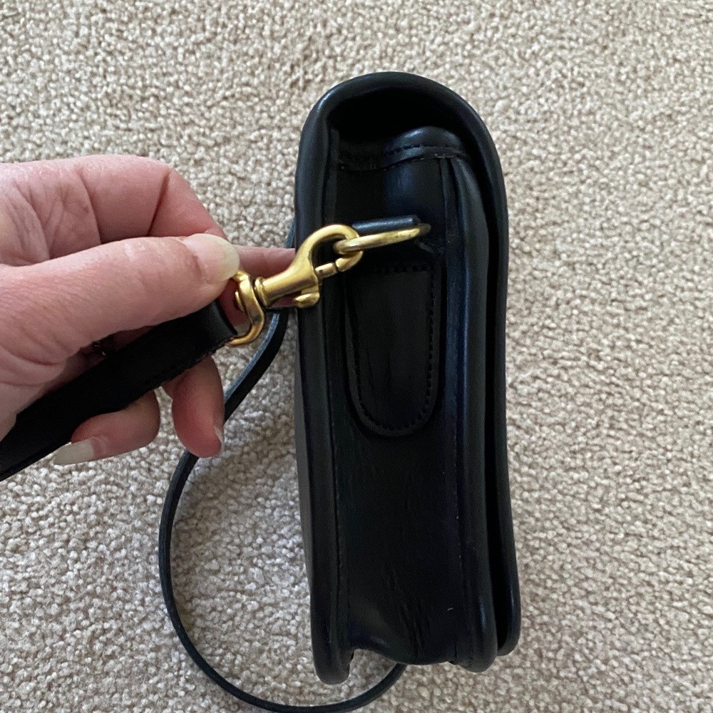 Coach Black Penny Crossbody Bag Vintage - Picture 8 of 9